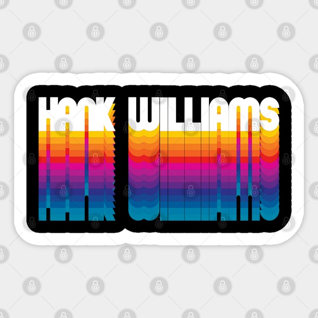 Retro Hank Proud Personalized Name Gift Retro Rainbow Style Sticker by Time Travel Style